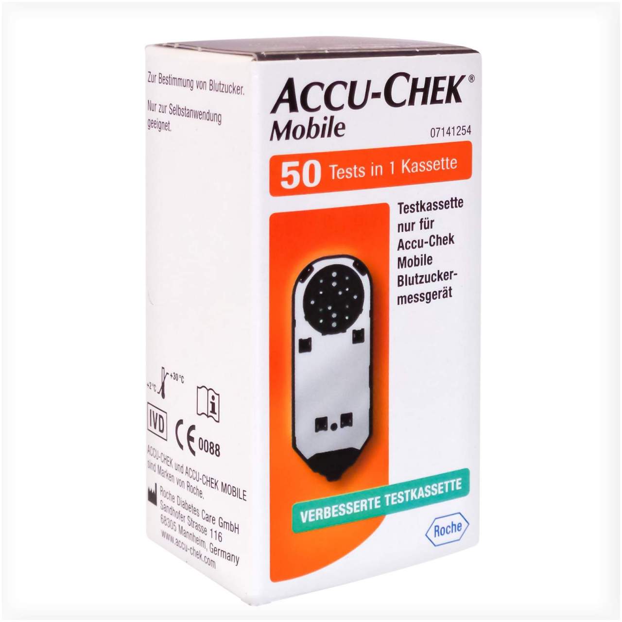Accu Chek Mobile Testkassette 50 Teststreifen