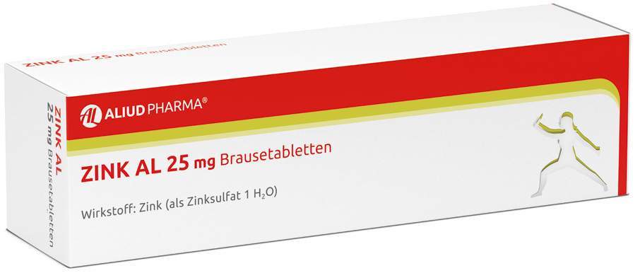 Zink Al 25 mg Brausetabletten 40 Brausetabletten