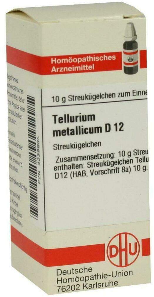 Dhu Tellurium Metallicum D12 10 G Globuli