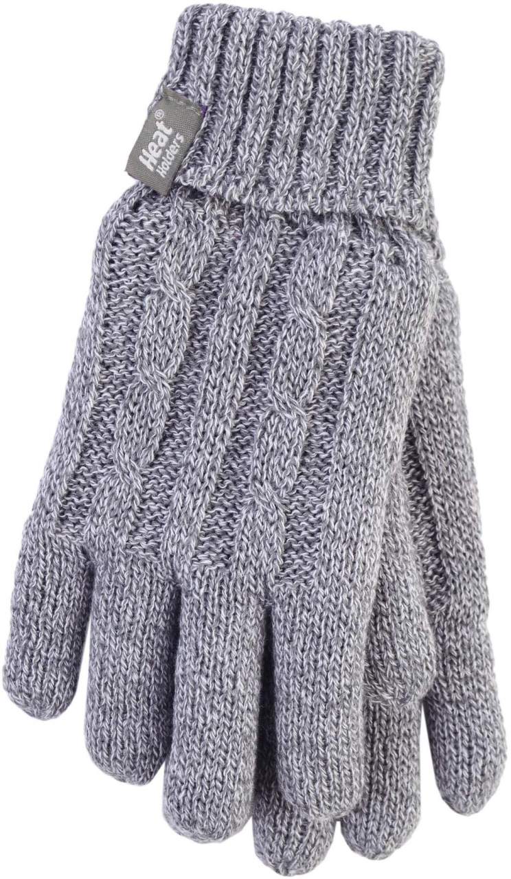 HeatHolders Damen Handschuhe Grau meliert 1 Paar Größe M/L