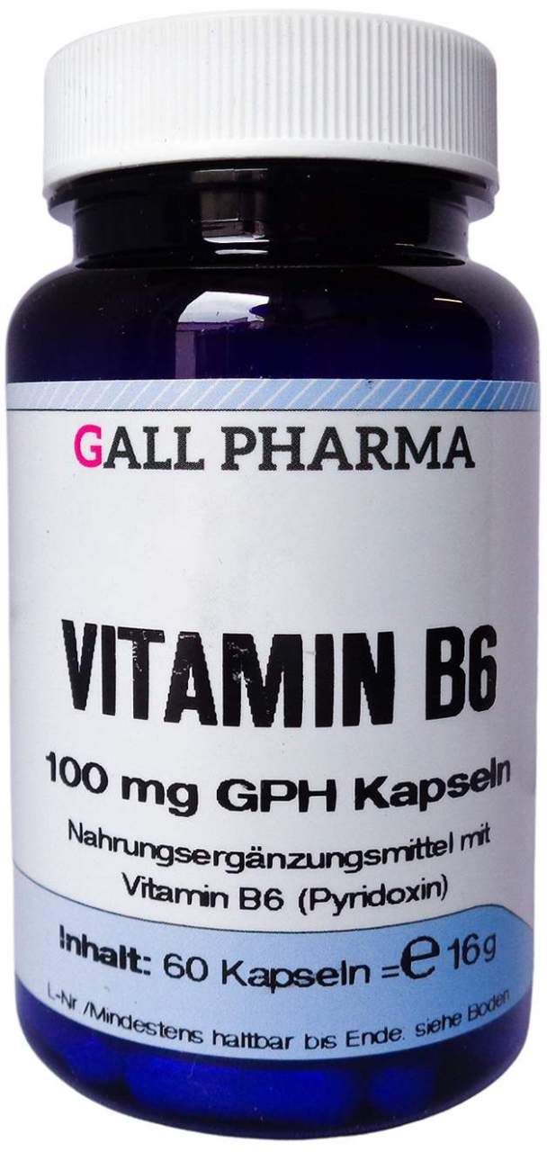 Vitamin B6 100 mg Gph Kapseln 60 Stück
