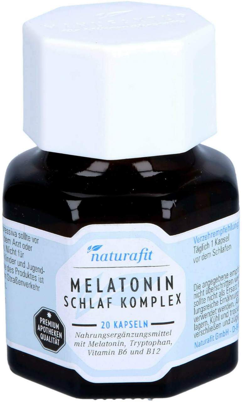 Naturafit Melatonin Schlaf Komplex Kapseln 20 Stück
