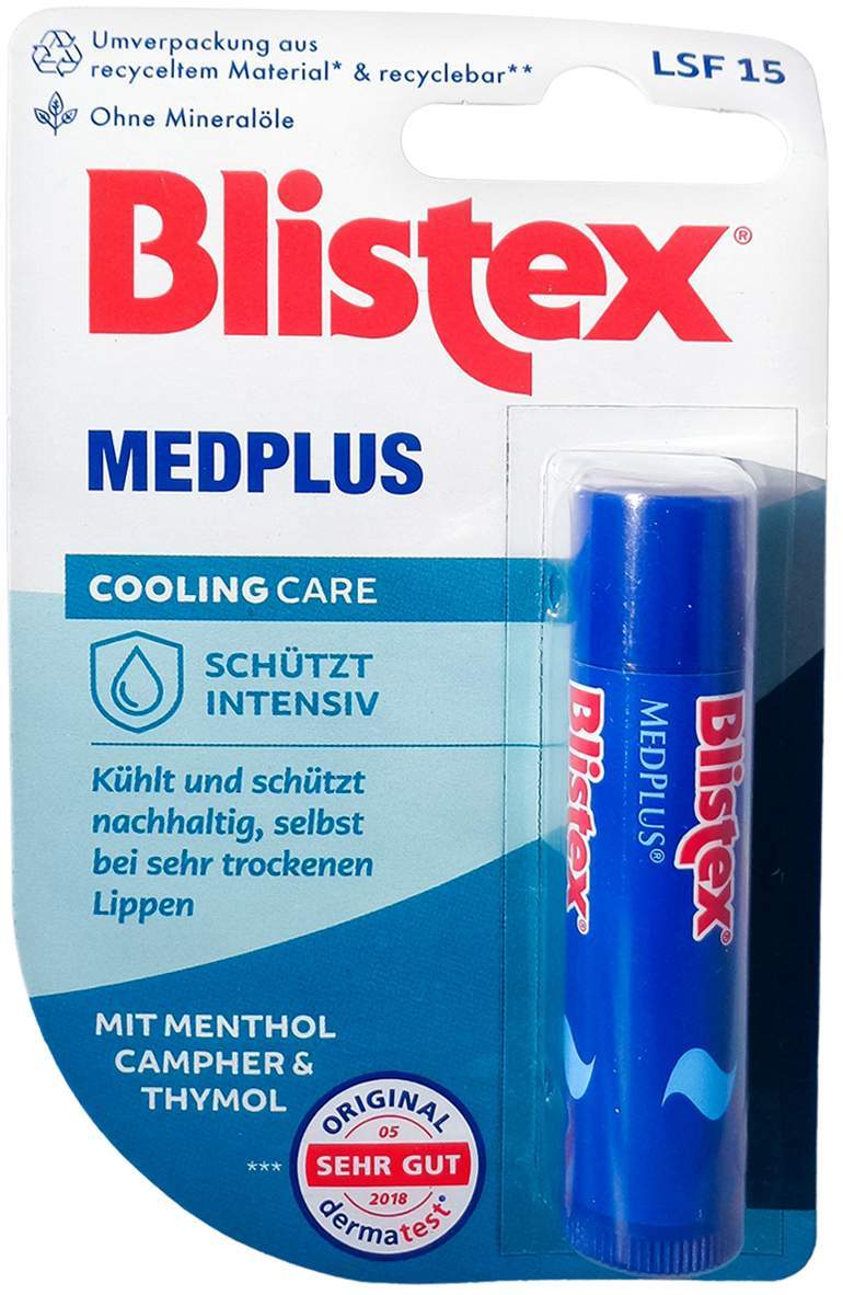 Blistex Medplus Stick Ohne Mineralöl
