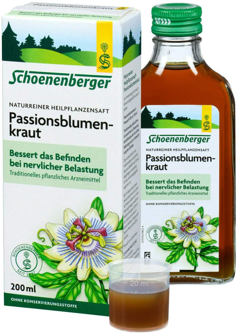 Passionsblumenkraut Naturreiner Heilpflanzensaft