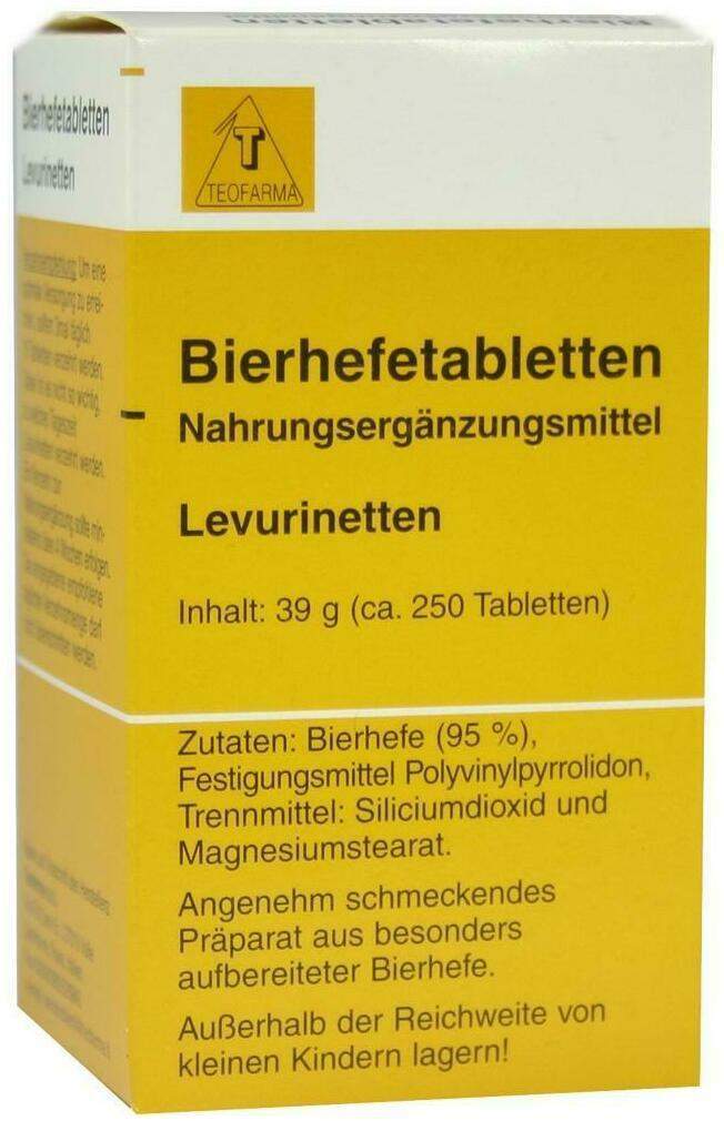 Bierhefetabletten Levurinetten 39 G