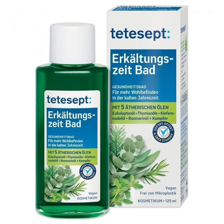 Tetesept Erkältungszeit Bad 125 G - Badesalz