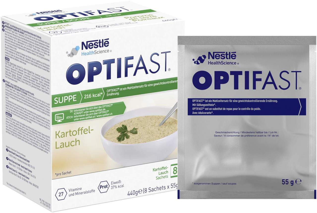 Optifast Suppe Kartoffel-Lauch 8 X 55 G Pulver
