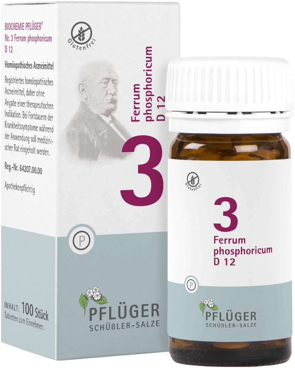 Biochemie Pflüger 3 Ferrum Phosphoricum D12 100 Tabletten