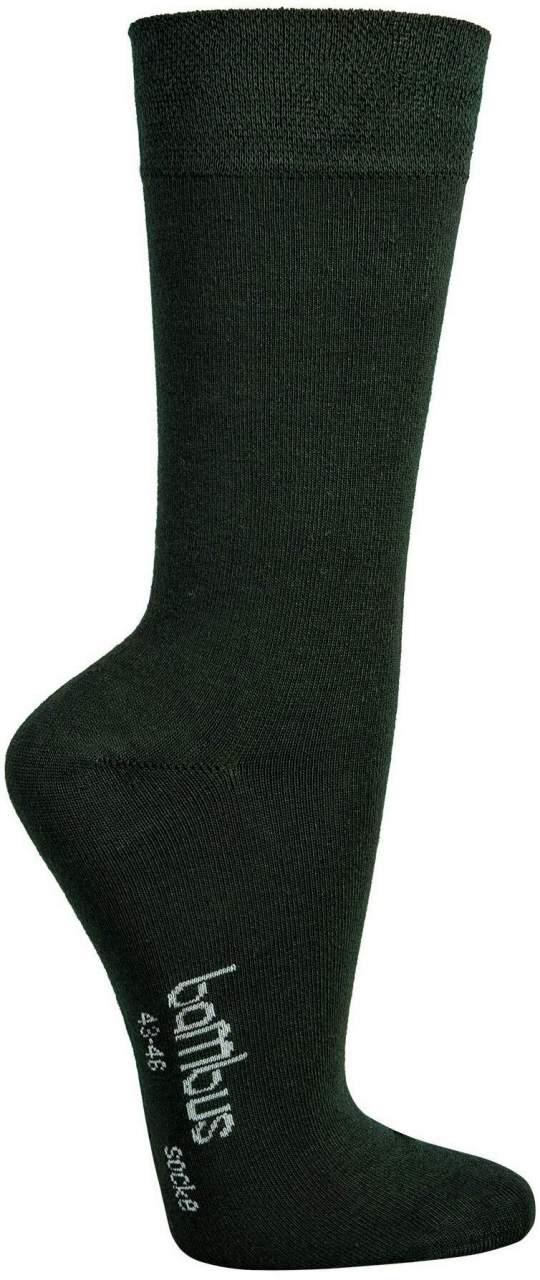 Bambus Wellness-Socken 35-38 Anthrazit 1 Paar