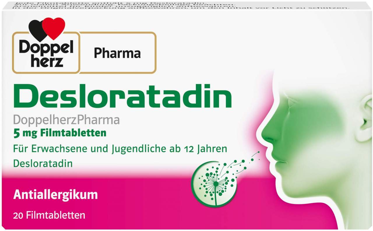 Desloratadin Doppelherzpharma 5 mg 20 Filmtabletten