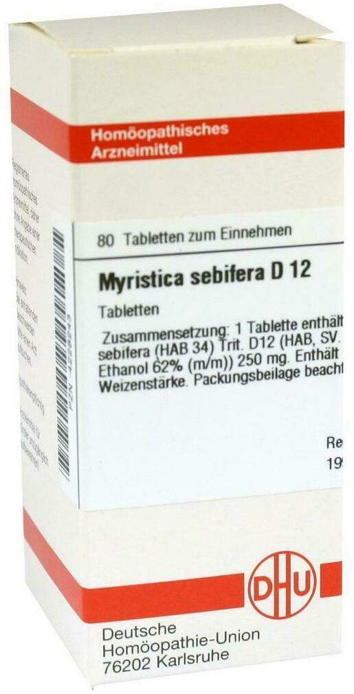 Dhu Myristica Sebifera D12 Tabletten