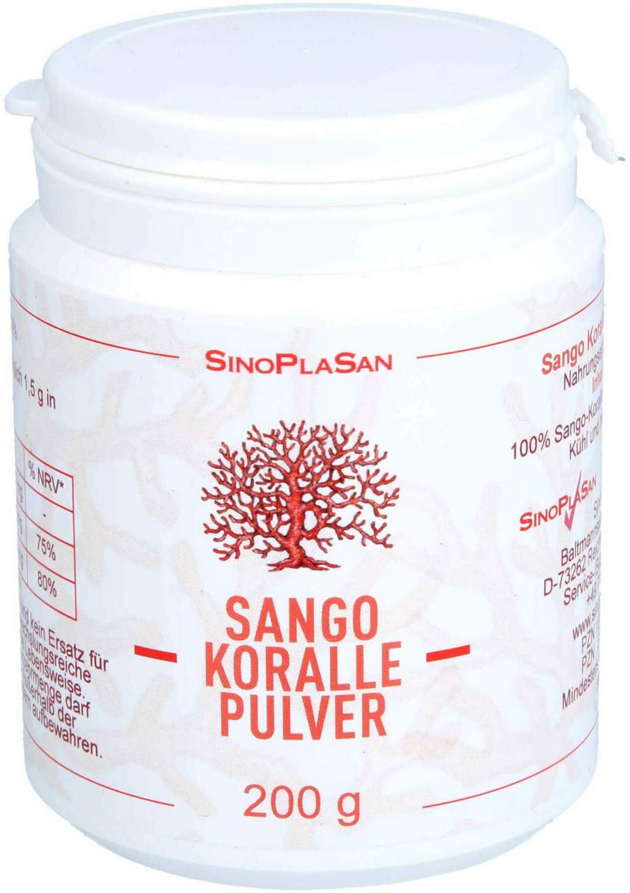 Sango Koralle Naturrein Pulver 200g