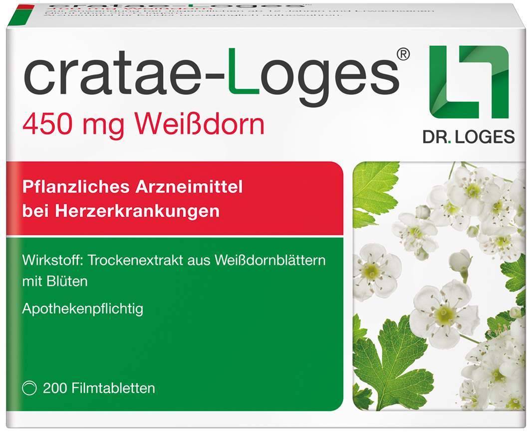 Cratae-Loges 450 mg Weißdorn 200 Filmtabletten