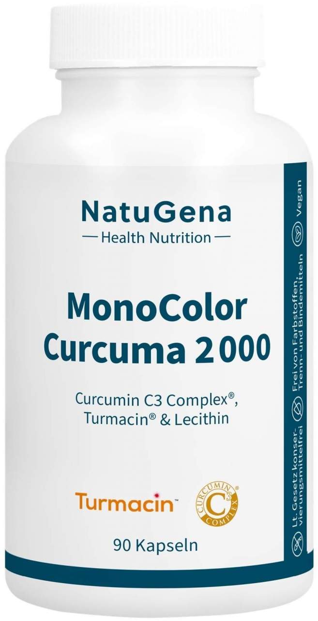 Monocolor Curcuma 2000 Kapseln 90 Stück