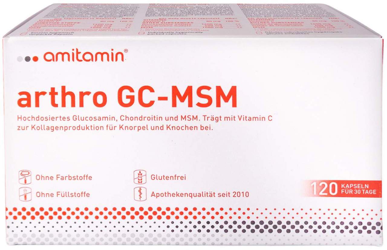 Amitamin Arthro Gc-Msm 120 Kapseln
