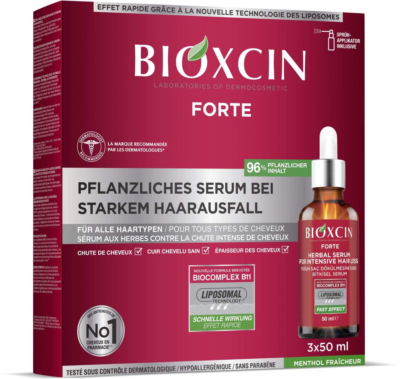 Bioxcin Forte Serum 3 X 50 ml