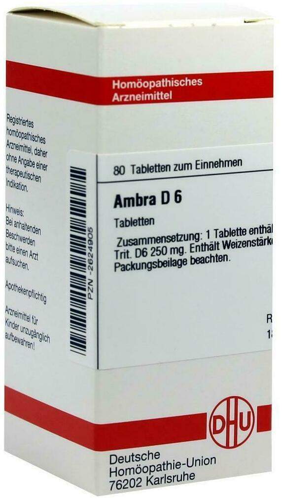Dhu Ambra D6 Tabletten 80 Tabletten