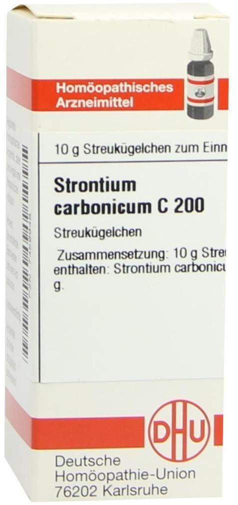 Dhu Strontium Carbonicum C200 10 G Globuli