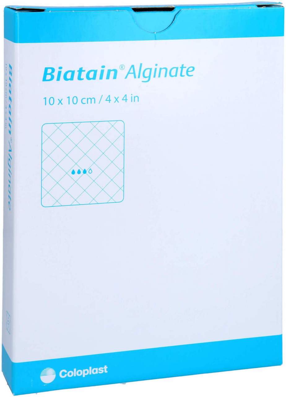 Biatain Alginate Kompressen 10x10 cm