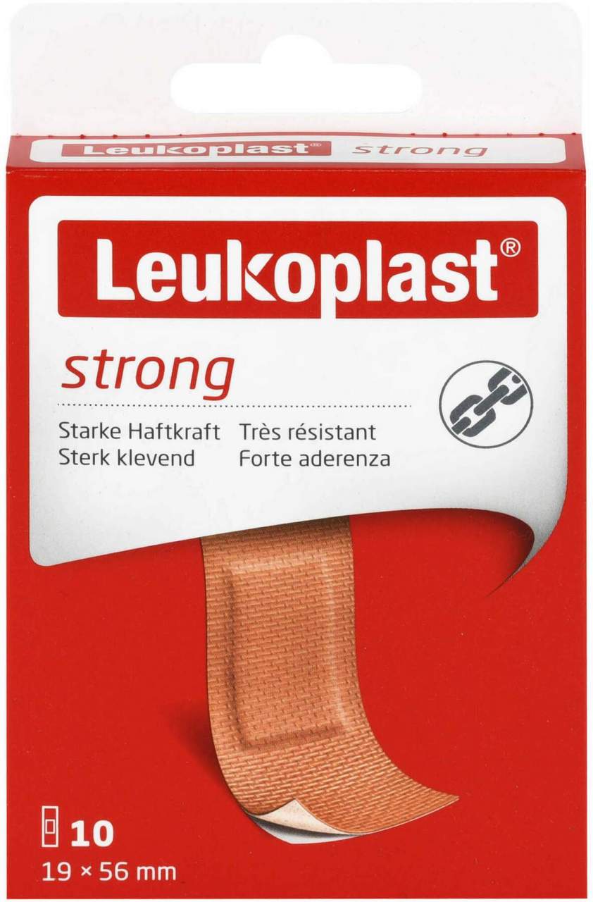 Leukoplast Strong Strips 19 X 56 mm 10 Stück