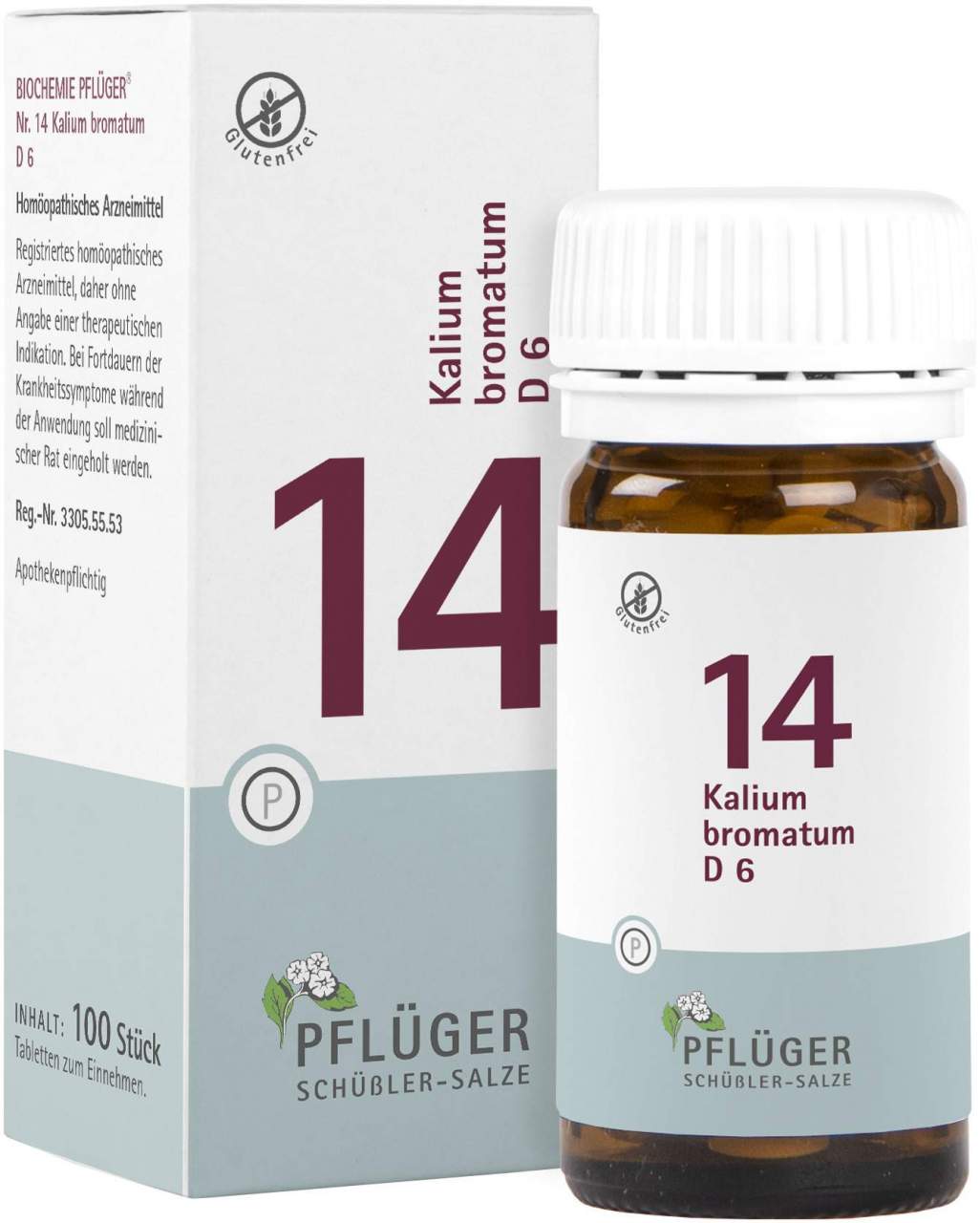Biochemie Pflüger 14 Kalium Bromatum D6 100 Tabletten