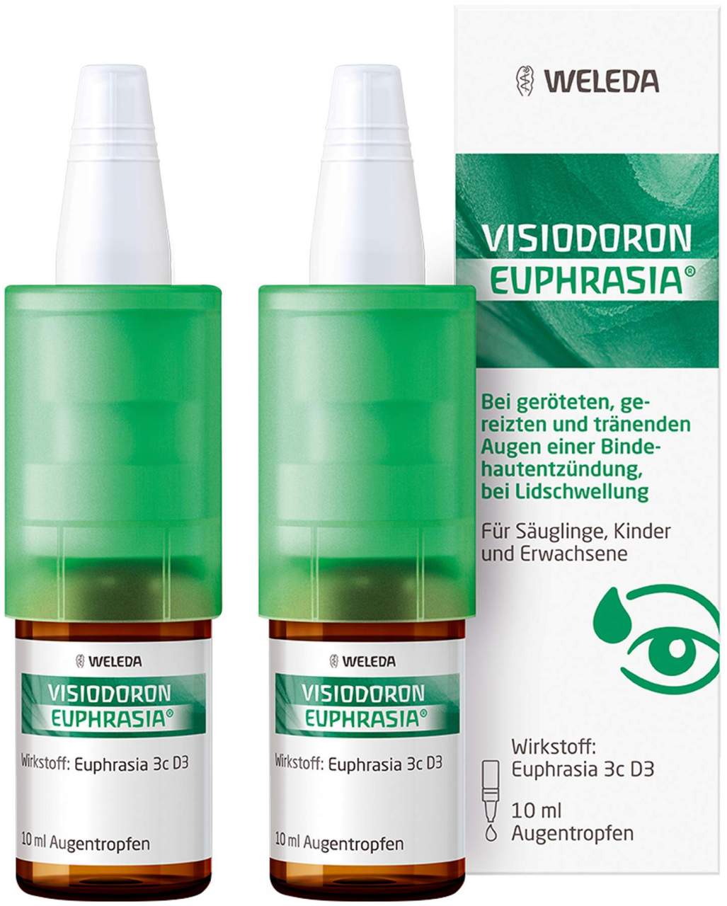 Weleda Visiodoron Euphrasia Augentropfen 2 x 10 ml