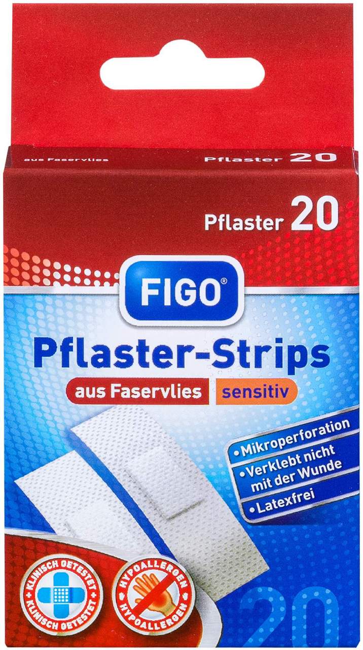 Figo Pflaster-Strips Sensitiv 20 Stück