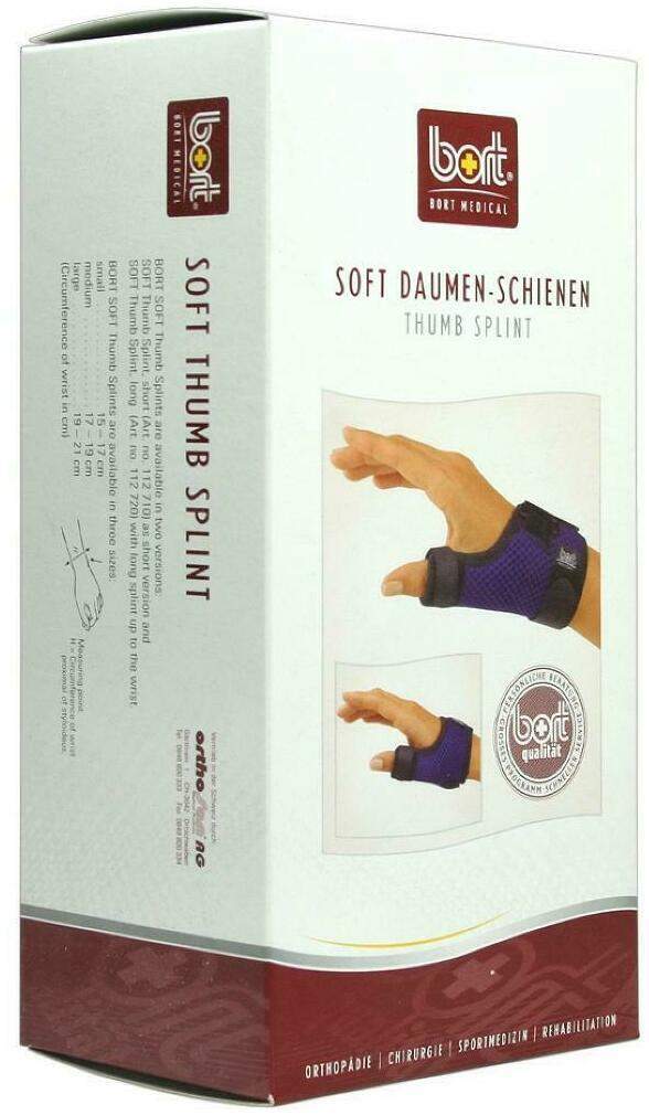 Bort Soft Daumenschiene Kurz Medium