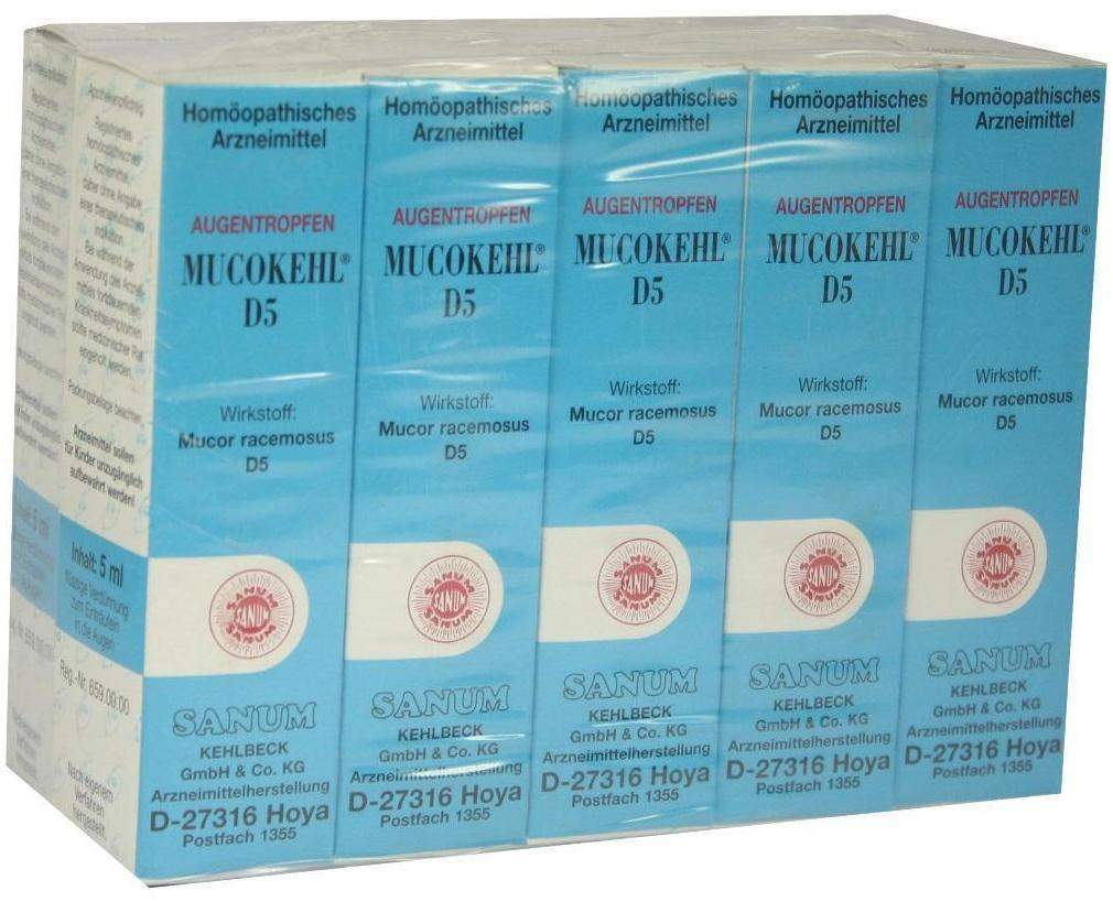 Mucokehl D 5 10 X 5 ml Augentropfen