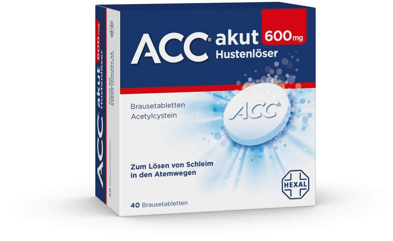ACC akut 600 mg Hustenlöser 40 Brausetabletten