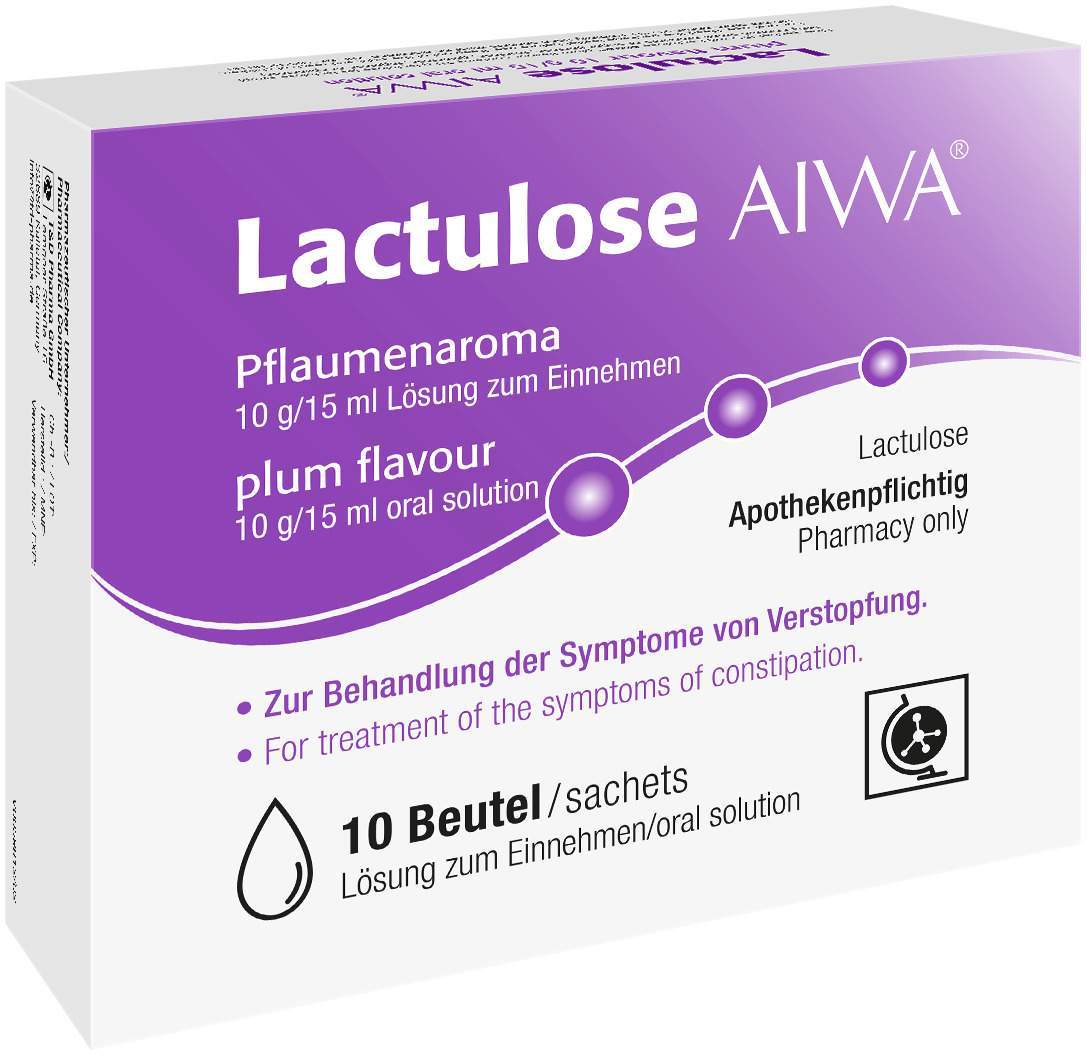 Lactulose Aiwa Pflaumenaroma 10 G Je 15 ml 10 X 15 ml