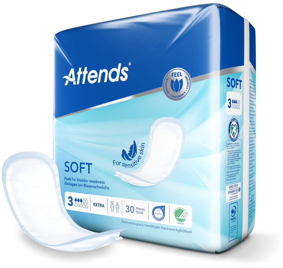 Attends Soft 3 Extra Einlagen 30 Stück