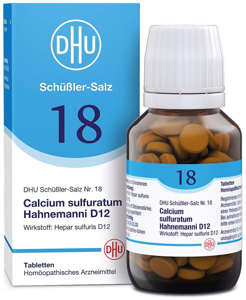 Dhu Schüßler-Salz Nr. 18 Calcium Sulfuratum D12 200 Tabletten