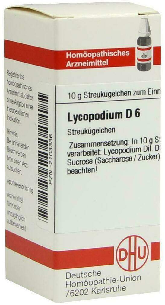 Lycopodium D6 Dhu 10 G Globuli