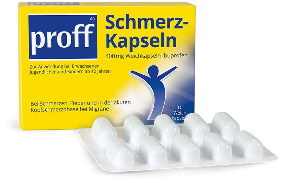 Proff Schmerzkapseln 400 mg 10 Stück