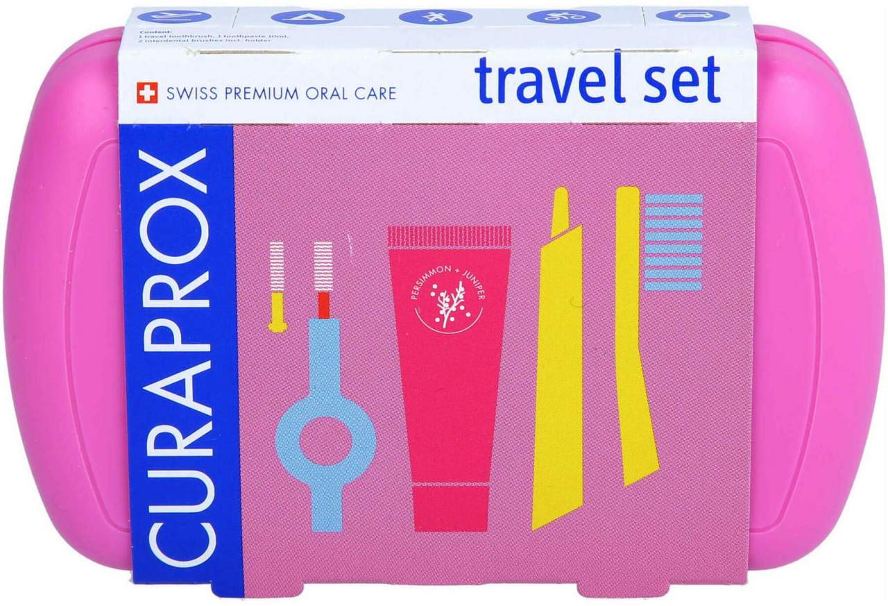 Curaprox Travel-Set Rosa