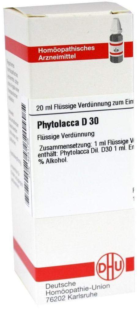 Dhu Phytolacca D30 Dilution 20 ml