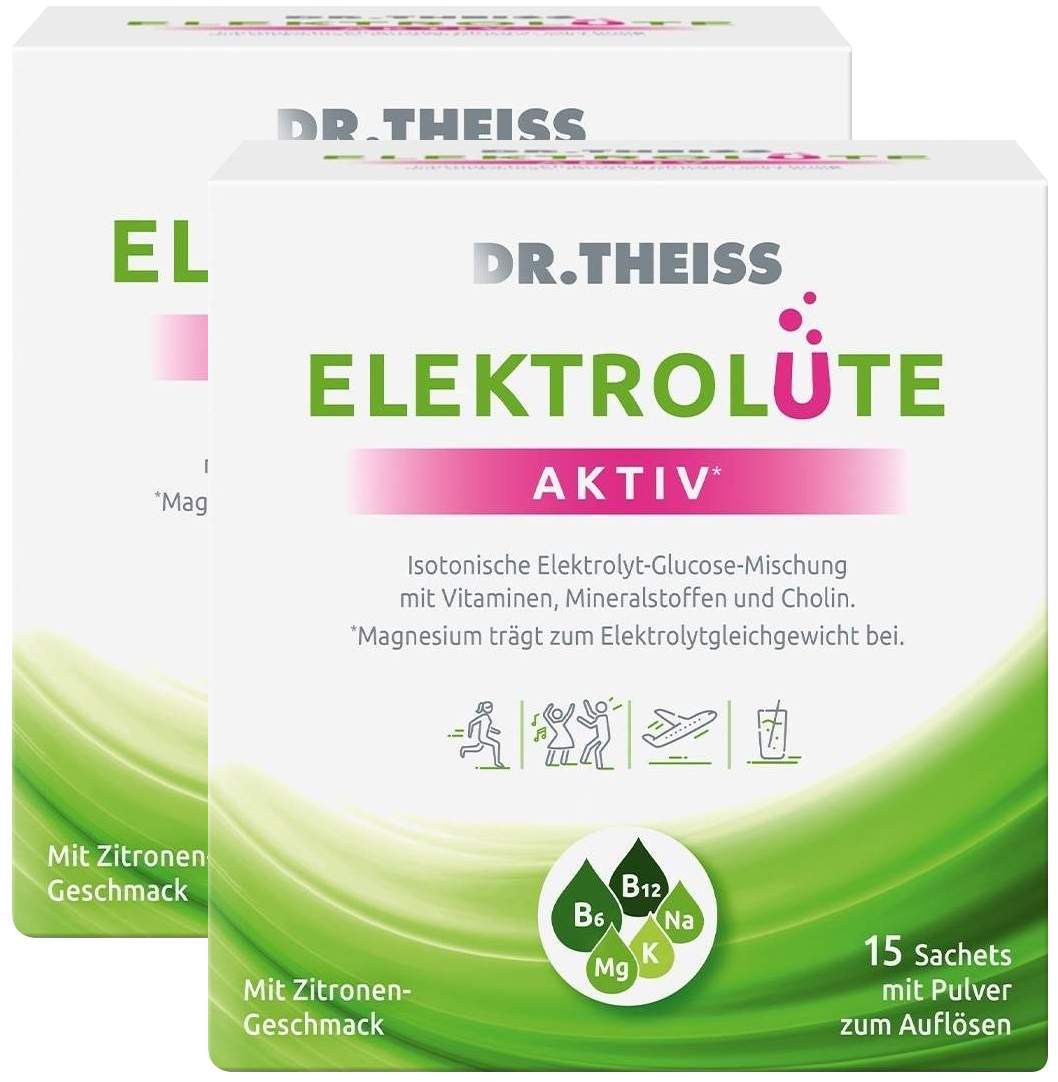 Dr. Theiss Elektrolüte aktiv Pulver 2 x 15 Beutel