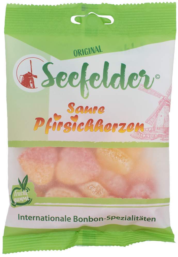 Seefelder Saure Pfirsichherzen Kda 100 G Bonbons