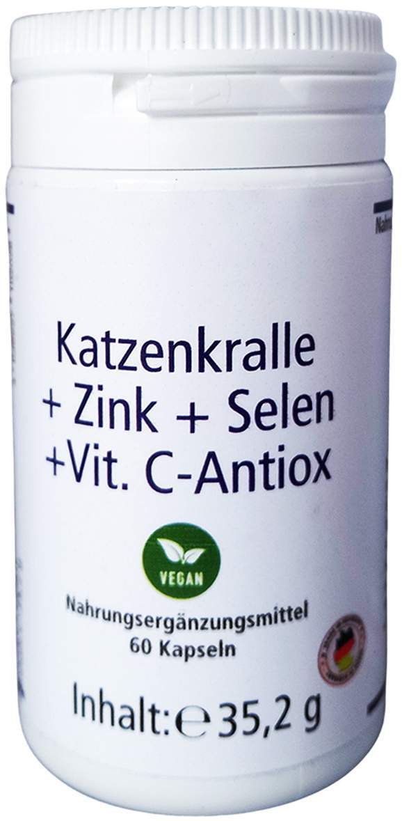Katzenkralle+zink+selen+vit.C-Antiox Kapseln