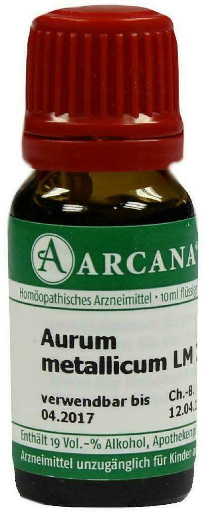 Aurum Metallicum Arcana Lm 18 Dilution 10 ml