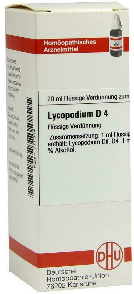 Lycopodium D4 Dhu 20 ml Dilution