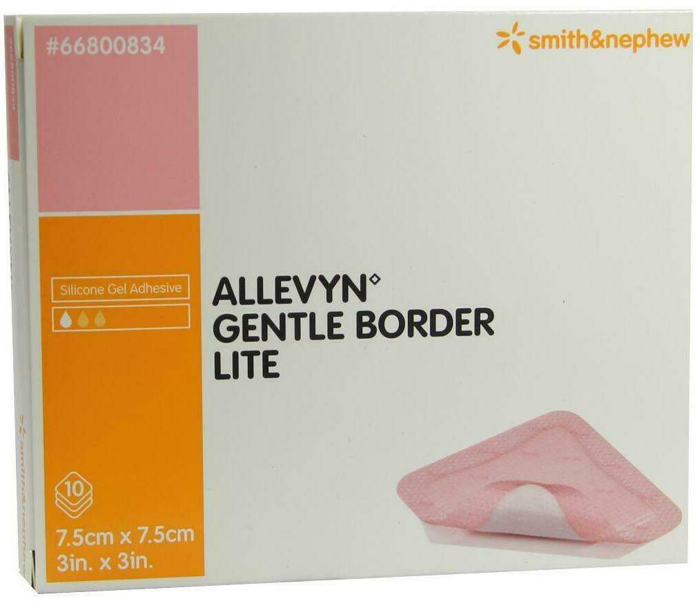 Allevyn Gentle Border Lite 7,5x7,5cm Verband