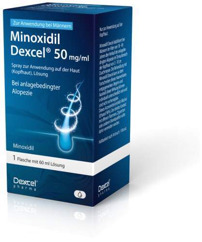 Minoxidil Dexcel 50 mg Je ml 60 ml Spray
