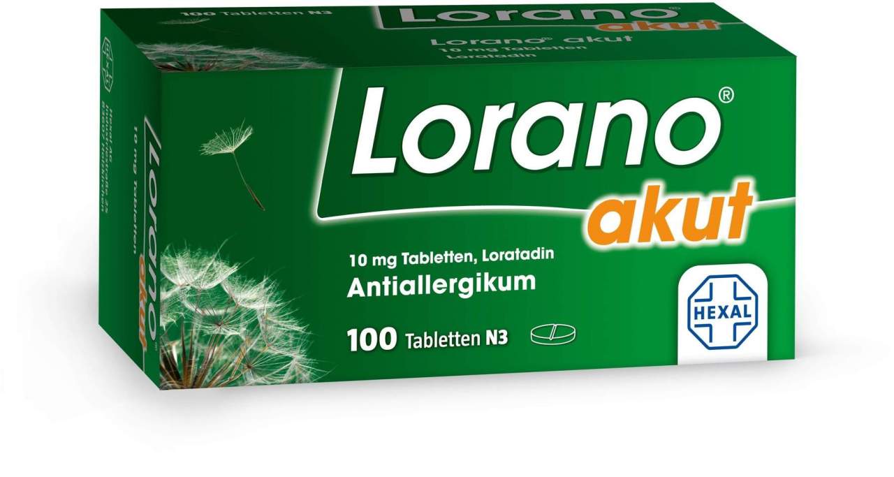 Lorano akut Antiallergikum 100 Tabletten