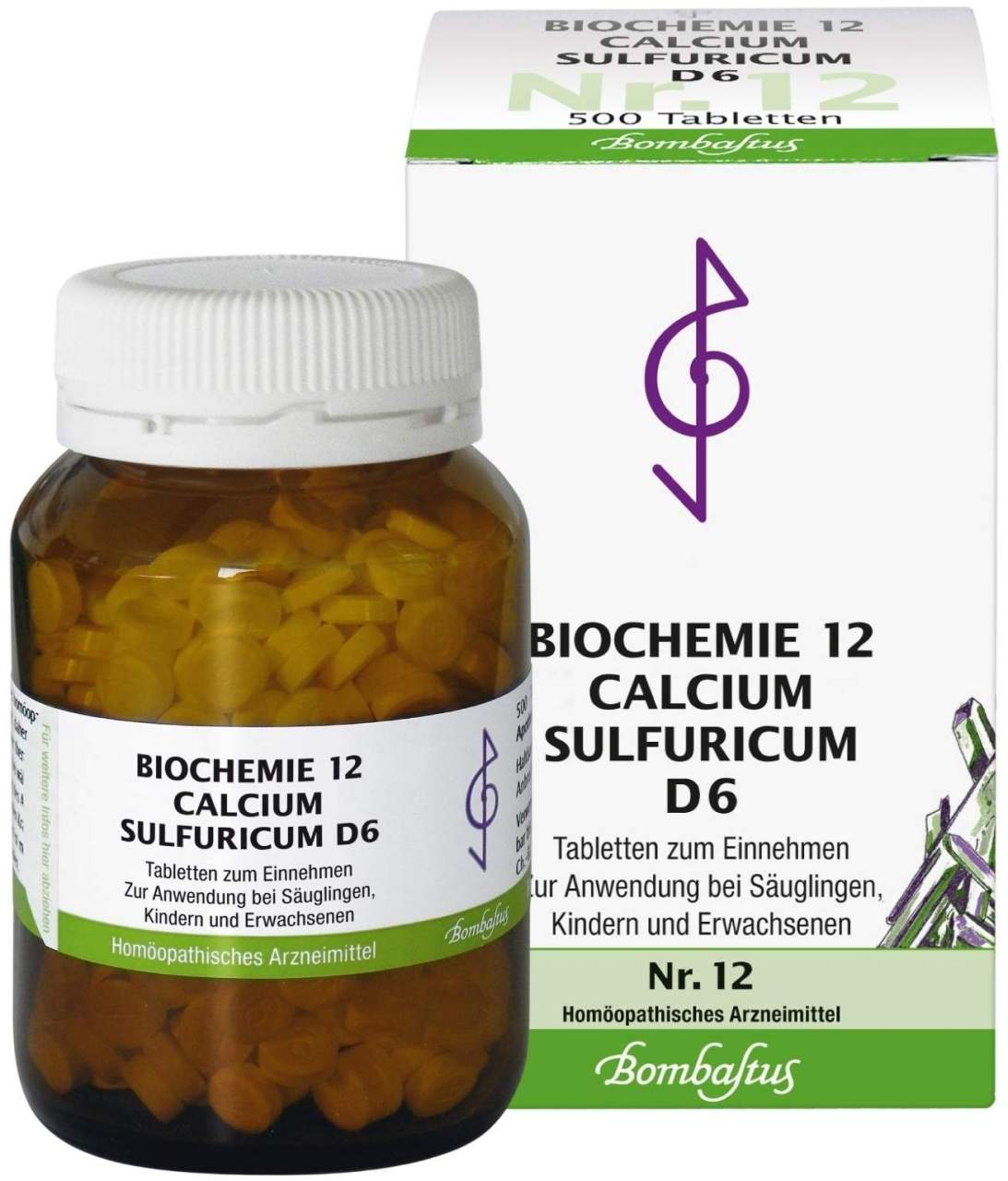 Biochemie Bombastus 12 Calcium Sulfuricum D 6 500 Tabletten