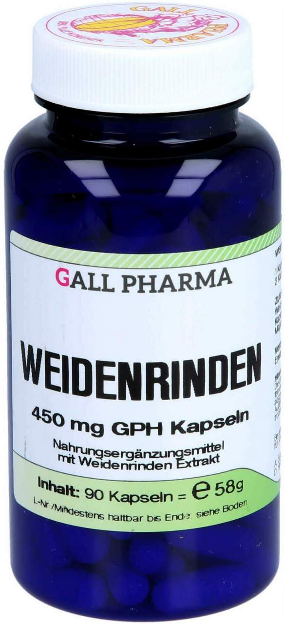 Weidenrinden 450 mg Gph 90 Kapseln