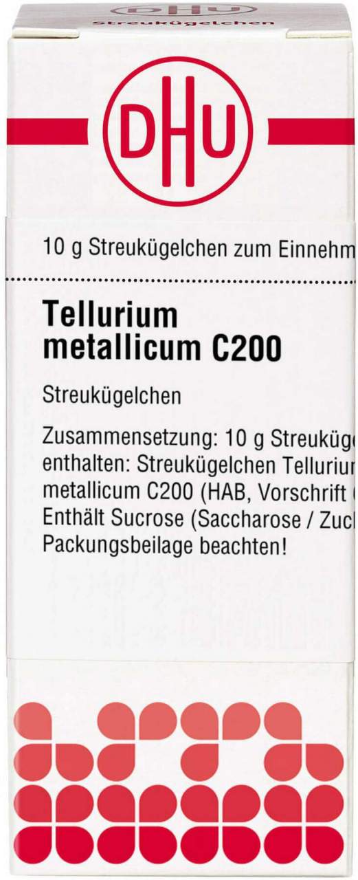 Dhu Tellurium Metallicum C200 10 G Globuli