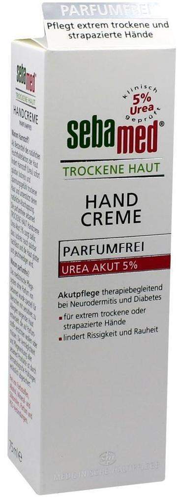 Sebamed Trockene Haut Handcreme Urea 5% Parfumfrei 75 ml - Bei trockenen Händen