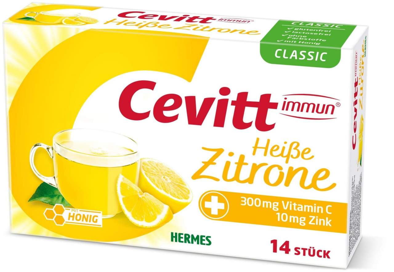Cevitt Immun Heiße Zitrone 14 Beutel